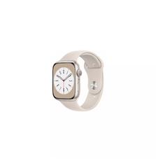 Смарт-часы Apple Watch Series 8 GPS 45mm Starlight Aluminium Case with Starlight Sport Band - Regular (MNP23UL/A)