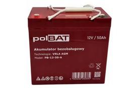 Батарея до ДБЖ polBAT AGM 12V-50Ah (PB-12-50-A) - Фото