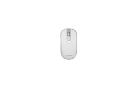Мишка Gembird MUSW-4B-06-WS Wireless White-Silver (MUSW-4B-06-WS) - Фото