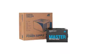 Блок питания 2E MASTER POWER (750W), >80, 80+ White, 120mm, 1xMB 24pin(20+4), 1xCPU 8pin(4+4), 3xMolex, 5xSATA, (2E-MP750-120APFC) - Фото