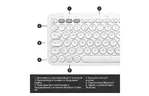 Клавиатура Logitech K380 Multi-Device Bluetooth Off-White (920-009868)
