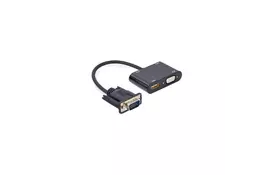 Перехідник Cablexpert VGA to HDMI/VGA+audio 3.5mm (A-VGA-HDMI-02) - Фото