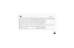 Клавиатура Logitech K400 Plus Touch Wireless UA White (920-007146)