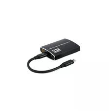 Концентратор Cablexpert USB-C to 2 HDMI (2 ind. screens)/PD/Audio 3.5mm (A-CM-HDMIF2-01)