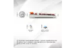 Клавиатура Keychron K3 84 Key Gateron Blue Wireless RU White (K3K2_KEYCHRON)