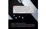 Клавиатура Keychron K3 84 Key Gateron Blue Wireless RU White (K3K2_KEYCHRON)