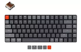 Keychron Клавіатура K3 84 Key Gateron Brown RGB WL UA Black - Фото