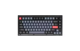 Клавіатура Keychron V1 84 Key QMK Gateron G PRO Blue Hot-Swap RGB Knob Frosted Black (V1C2_KEYCHRON) - Фото