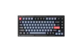 Клавіатура Keychron V1 84 Key QMK Gateron G PRO Red Hot-Swap RGB Frosted Black (V1A1_KEYCHRON) - Фото