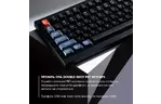Клавиатура Keychron V1 84 Key QMK Gateron G PRO Red Hot-Swap RGB Knob Carbon Black (V1D1_KEYCHRON)