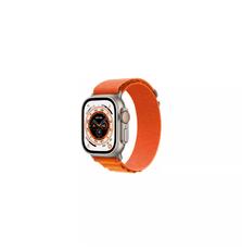 Смарт-часы Apple Watch Ultra GPS + Cellular, 49mm Titanium Case with Orange Alpine Loop -Small (MNHH3UL/A)