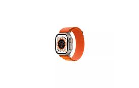 Смарт-годинник Apple Watch Ultra GPS + Cellular, 49mm Titanium Case with Orange Alpine Loop -Small (MNHH3UL/A) - Фото
