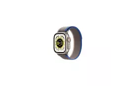 Смарт-годинник Apple Watch Ultra GPS + Cellular, 49mm Titanium Case with Blue/Gray Trail Loop -M/L (MQFV3UL/A) - Фото
