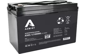 Акумулятор для ДБЖ Azbist ASGEL-121000M8 - Фото