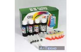 Комплект перезаправляемых картриджей ColorWay Canon IP7240/MG5440/5540/6440 chip (IP7240RC-5.1) - Фото