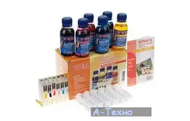 Комплект перезаправляемых картриджей WWM Epson P50/PX660/720WD/820FWD+ELECTRA (RC.T080U) - Фото