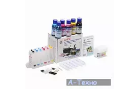 Комплект перезаправляемых картриджей WWM Epson R200/340/RX500/640 (RC.T048) - Фото