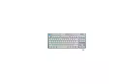 Клавіатура Logitech G915 TKL Tenkeyless Lightspeed RGB Tactile UA White (920-009503) - Фото
