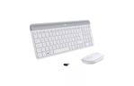 Комплект Logitech MK470 Slim Wireless UA Off-White (920-009205)