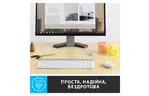 Комплект Logitech MK470 Slim Wireless UA Off-White (920-009205)