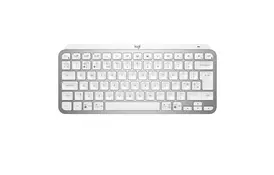 Клавиатура Logitech MX Keys Mini Wireless Illuminated RU Pale Grey (920-010499) - Фото