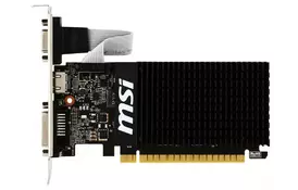 MSI Видеокарта GeForce GT 710 2GB DDR3 64bit low profile silent GT 710 2GD3H LP - Фото