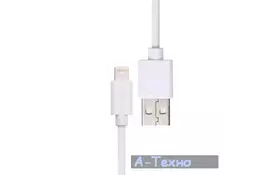 Дата кабель USB 2.0 AM to Lightning 1.0m Prolink (PB341WH) - Фото