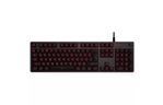 Клавиатура Logitech G413 Mechanical Gaming Romer-G tactile USB UA Carbon (920-008310)