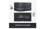 Клавиатура Logitech ERGO K860 Bluetooth/Wireless UA Black (920-010108)