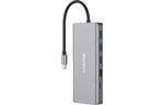 Порт-репликатор Canyon DS-12, 13 in 1 USB-C hub, 2*HDMI, Gigabit Ethernet, VGA, 3*USB3.0, PD/100W, 3.5mm audio jack (CNS-TDS12)