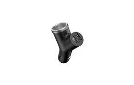 Зарядний пристрій Baseus Y type dual USB-A Black (CCALL-YX01) - Фото
