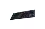 Клавиатура Logitech G915 TKL Tenkeyless Lightspeed Wireless RGB GL Clicky UA Carbon (920-009537)