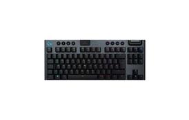 Клавіатура Logitech G915 TKL Tenkeyless Lightspeed Wireless RGB GL Clicky UA Carbon (920-009537) - Фото