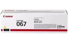 Canon Картридж 067 MF651Cw/MF655Cdw/MF657Cdw/LBP631Cw/LBP633Cdw Yellow (1350 стр.) - Фото Canon Картридж 067 MF651Cw/MF655Cdw/MF657Cdw/LBP631Cw/LBP633Cdw Yellow (1350 стр.) - Фото