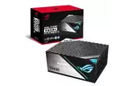 ASUS Блок питания ROG THOR (1000W), >90%, 80+ Platinum, 135mm, 1xMB 24pin(20+4), 2xCPU 8pin(4+4), 6xMolex, 12xSATA, 8xPCIe 8pin(6+2), Fully ARGB, ROG-THOR-1000P2-GAMING