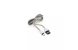 Дата кабеля USB 2.0 AM to Micro 5P 1.0m XO Silver 2.8A iKAKU (YT-iK/XO-MS) - Фото