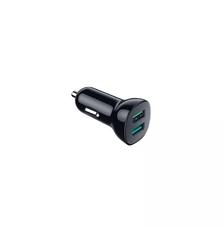 Зарядное устройство для Choetech car 2хUSB-A 36W QC black (C0051-BK)