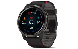 Смарт-часы Garmin Venu 2, GPS, Wi-Fi, Black + Slate, Leather, GPS (010-02430-21) - Фото