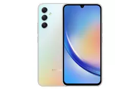 Мобільний телефон Samsung Galaxy A34 5G 6/128Gb Silver (SM-A346EZSASEK) - Фото