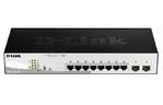 D-Link Коммутатор DGS-1210-10P/E 8xGE PoE, 2xSFP, WebSmart