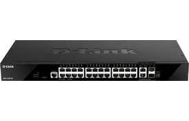 D-Link Комутатор DGS-1520-28 24xGE 2xSFP, 2xSFP+ Керований. L3 - Фото