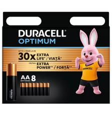 Батарейка Duracell AA Optimum LR06*8 (5014726/5015601)