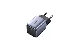 Зарядний пристрій Ugreen 1xUSB 30W Gan Type-C PD Nexode Mini Grey CD319 (90666) - Фото