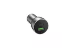 Зарядное устройство для Ugreen QC 3.0+QC 3.0 Dual USB-A 36W Fast Car Charger Space Grey (CD213) (60980)