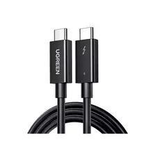 Дата кабеля USB 4.0Type-C to Type-C 0.8m THUNDERBOLTUS501 8K40Gbps Black Ugreen (30389)