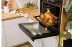 Gorenje Духовой шкаф электрический, 77л, A+, дисплей, пошаговое выпечка, черный