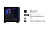 SilverStone Корпус FARA FA312Z-BG, без БП, 2xUSB3.0, 2x140mm ARGB fan, TG Side Panel, mATX, Black