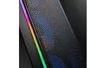 SilverStone Корпус FARA FA511Z-BG, без БП, 2xUSB3.0, 3x120mm ARGB fan, TG Side Panel, ARGB light strip, ATX, Black
