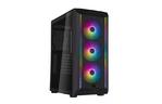 SilverStone Корпус FARA FA511Z-BG, без БП, 2xUSB3.0, 3x120mm ARGB fan, TG Side Panel, ARGB light strip, ATX, Black
