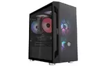 SilverStone Корпус FARA FAH1MB-G, без БП, 1xUSB3.0, 2xUSB2.0, 1x120mm Black fan, TG Side Panel, mATX, Black